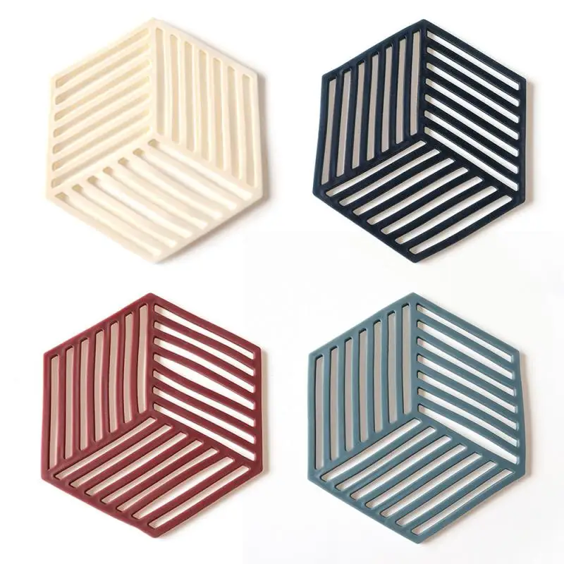 Подставки силиконовые для обеденного стола устойчивые к высоким температурам в