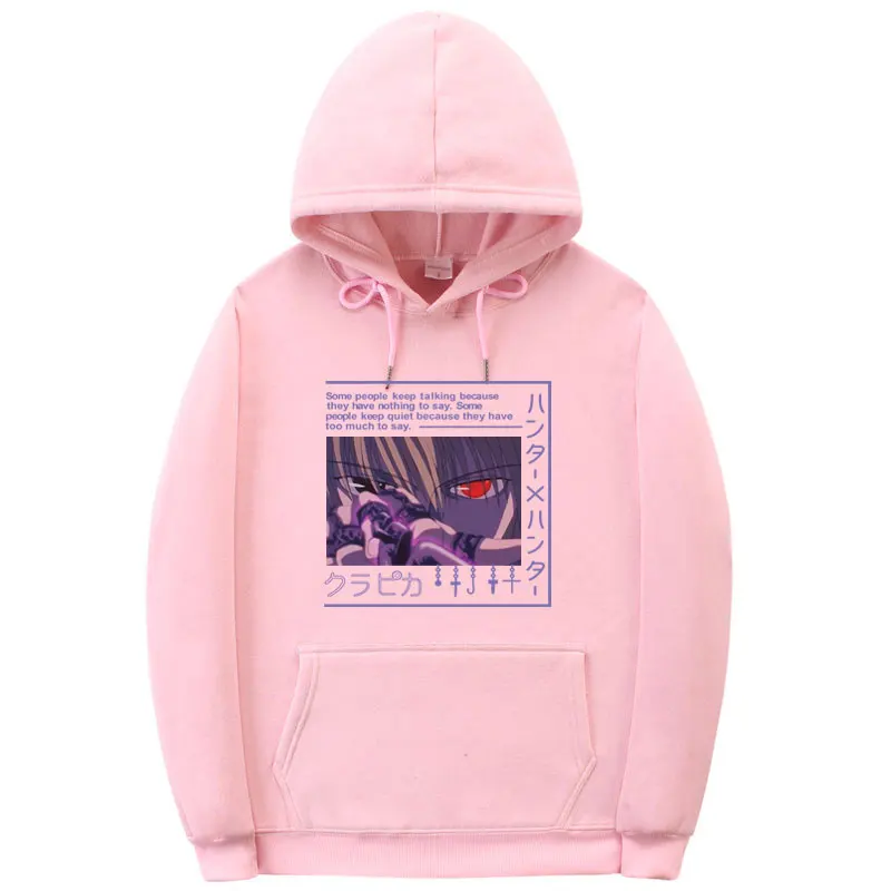 Anime Hunter X Men Women Pullovers Hoodies Sweatshirts Killua Zoldyck Devil Eye Print Hoody Streetwear Tops | Мужская одежда