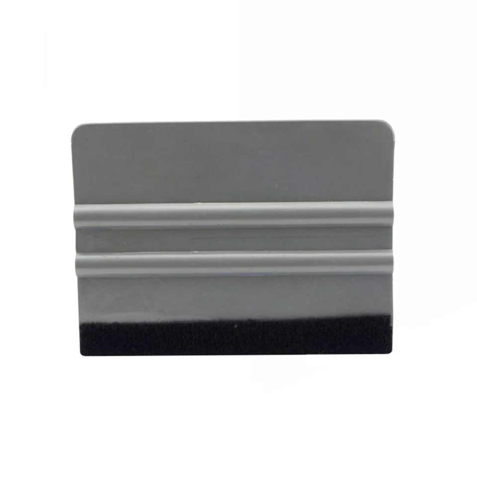 Серая виниловая пленка скребок для карт с войлочной кромкой автомобильная