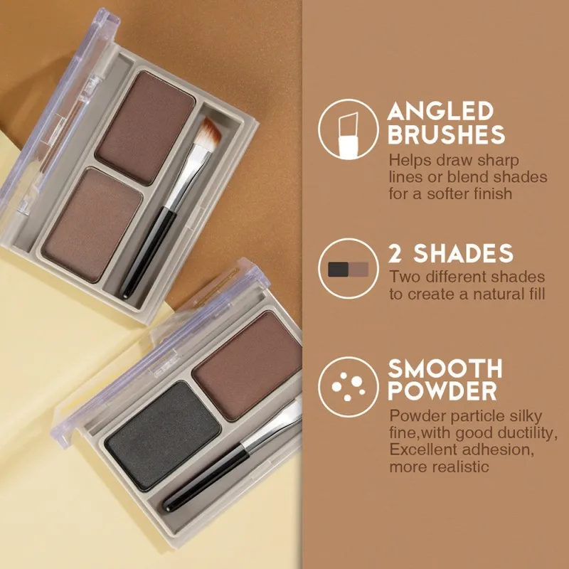 Набор для бровей водонепроницаемый макияж пудра палитра косметики|Средства