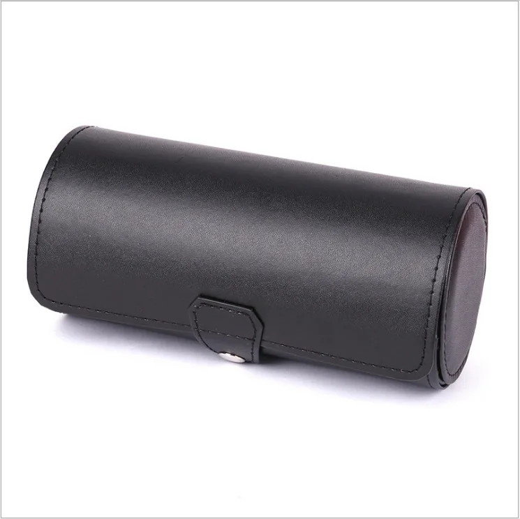 3 Travel Watch Organizer Watches Case Leatherette Roll Storage Pouch Jewelry Box 3-Slots | Boxes
