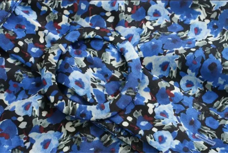 Модное платье с длинным рукавом женская одежда 2020 осенние платья цветочным