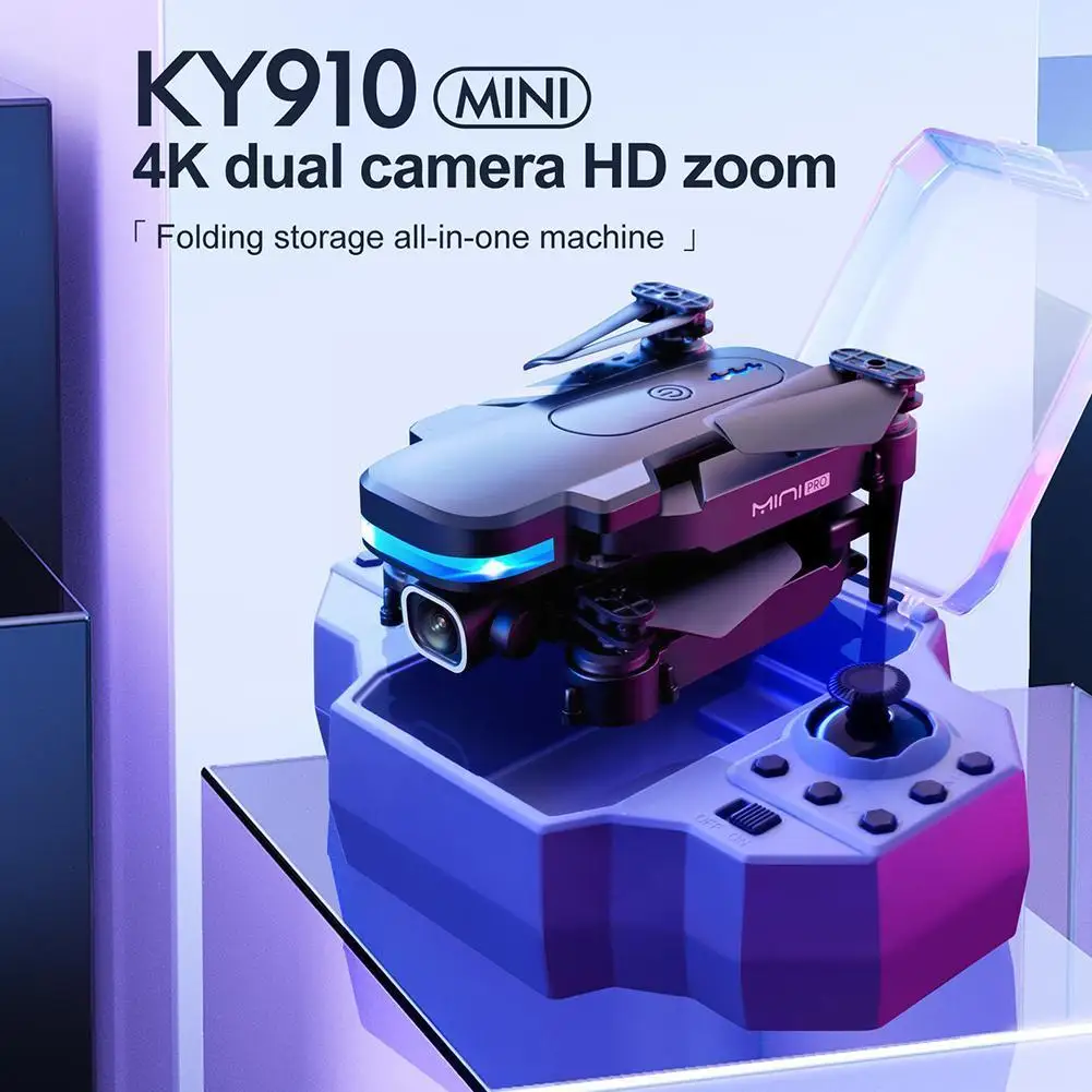 Мини-Квадрокоптер Ky910 K7v9 с камерой 4k и Wi-Fi | Игрушки хобби