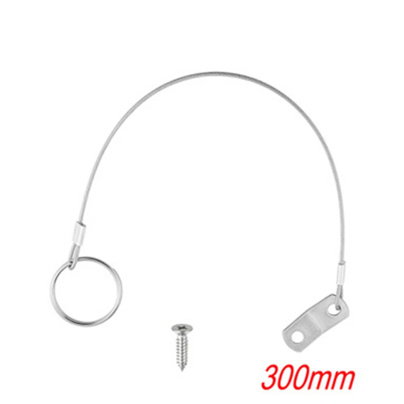 

2pc Lanyard Cable Safety Wire for Loss Prevention 1 Loop with Quick Release Ring Anti-lost Rope Pin