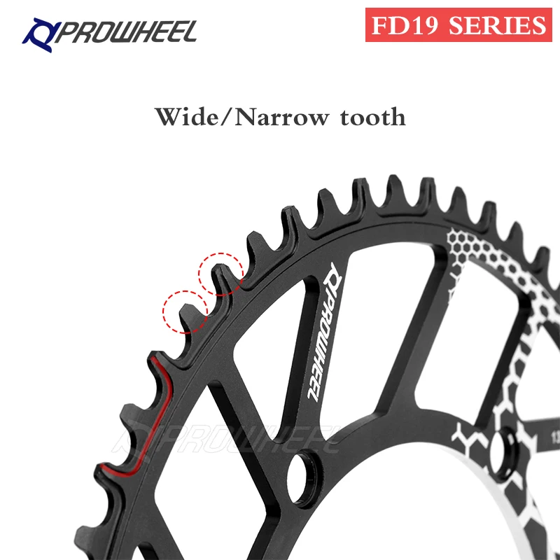 PROWHEEL 130BCD складной велосипед пластины FD17 56Y 58Y 60Y звездочки FD19 56T 58T 60T зубчатая