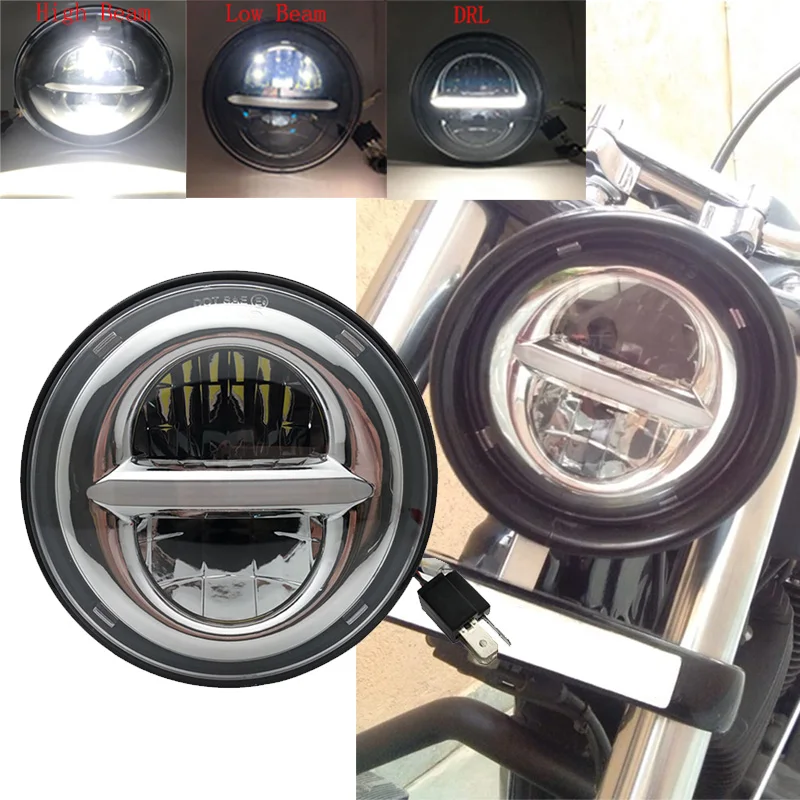 7 дюймов дальнего/ближнего света фары DRL поворотные сигнальные огни для Jeep Land Rover