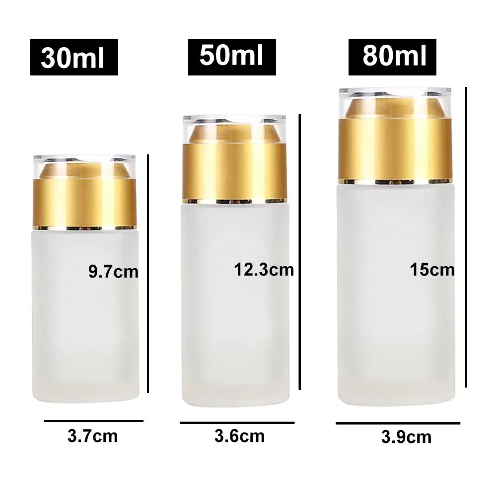 30/50/80 мл матовая Стекло флаконы для духов Портативный мини пустые бутылки спрей