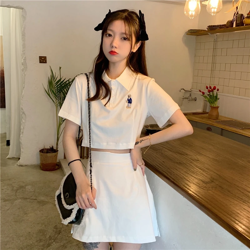 

Спортивный костюм, женский летний модный топ с коротким рукавом, облегающий повседневный комплект из двух предметов с облегающей юбкой