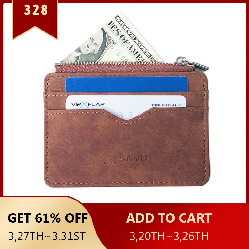 KUDIAN EBAR простой мужской деловой кошелек держатель для карт бумажник из