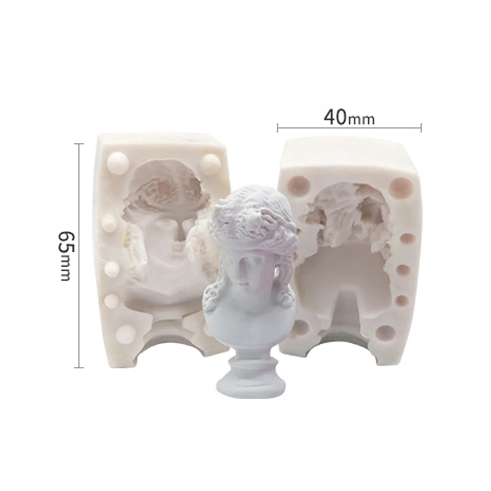 Форма для груди 3D пластырь силиконовая форма мыла статуи венерины из смолы 6 форм