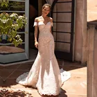 Женское свадебное платье It's yiiya, белое ТРАПЕЦИЕВИДНОЕ ПЛАТЬЕ С кружевной аппликацией на лето 2021