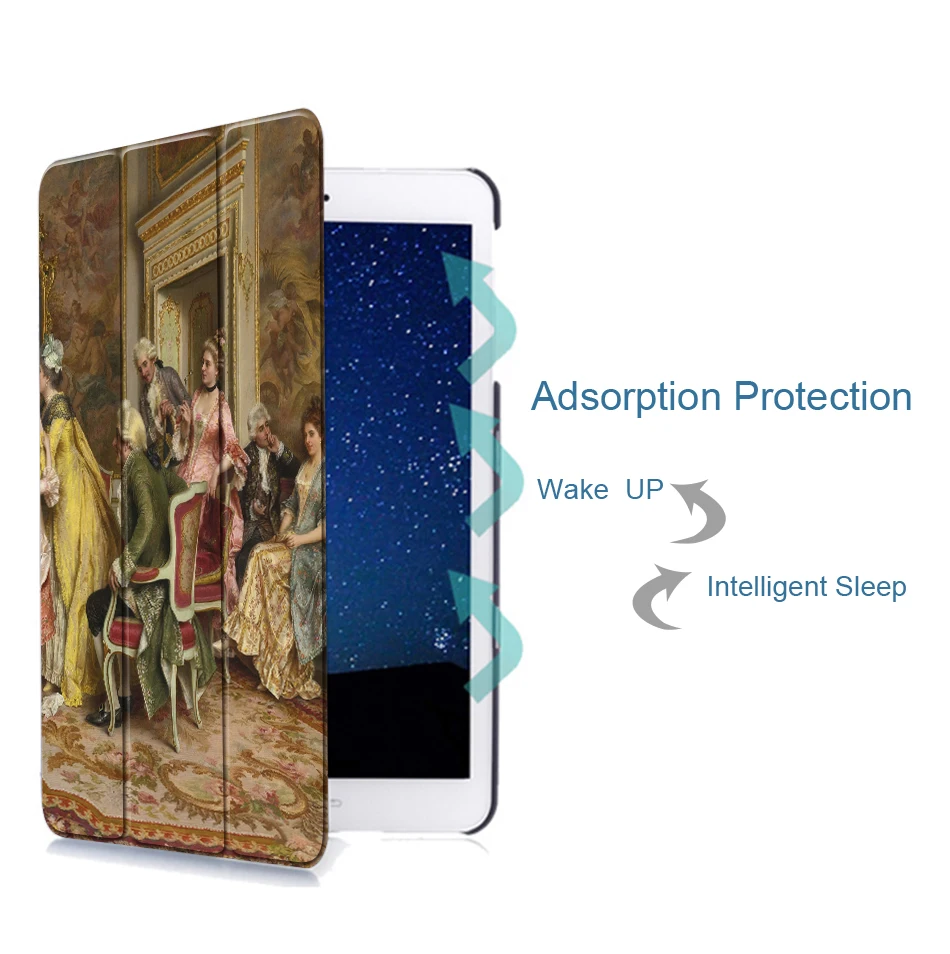 Чехол MTT с масляным рисунком для samsung Galaxy Tab A6, 10,1 дюймов, SM-T580, T585, магнитный откидной Чехол-подставка из искусственной кожи, чехол для планшета, Fundas