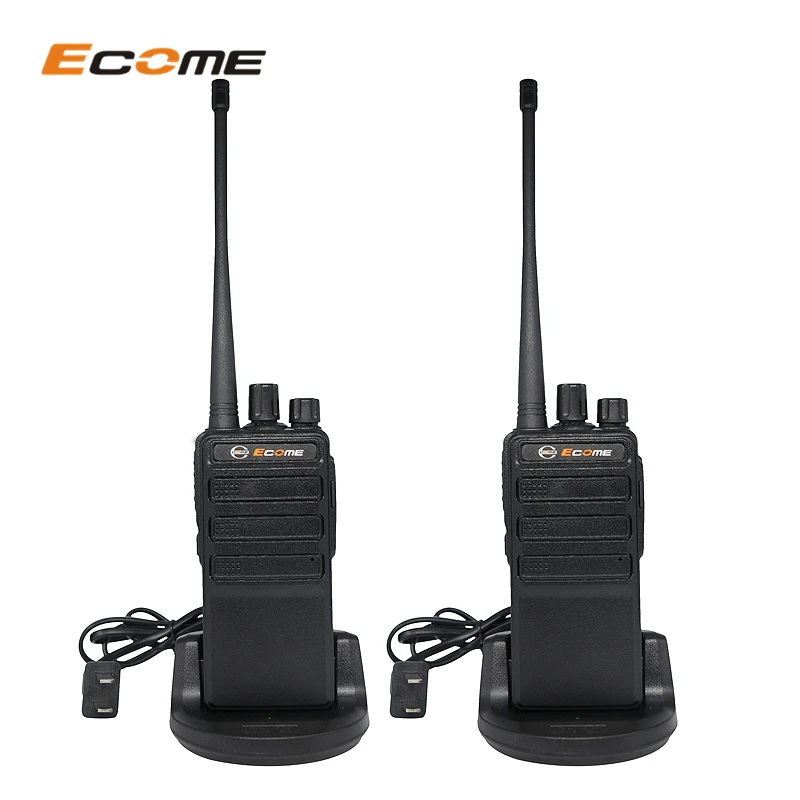 

Rechargeable Uhf Long Distance Mini Walkie talkie set for Restaurant 2 way radio 2 pcs