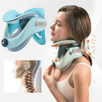 cervical neck traction device neck support adjustable traction collar neck brace for spine alignment and neck pain relief