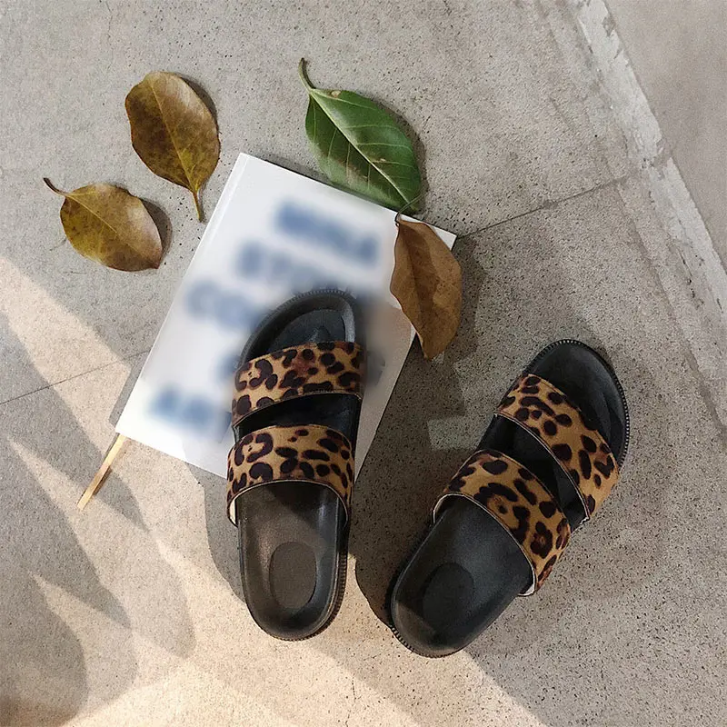 

Woman's Slippers Flat Thick Bottom Cotton Fabric Ladies Sandals Casual Checkered Fashion Concise Outdoor Female Summer Shoes