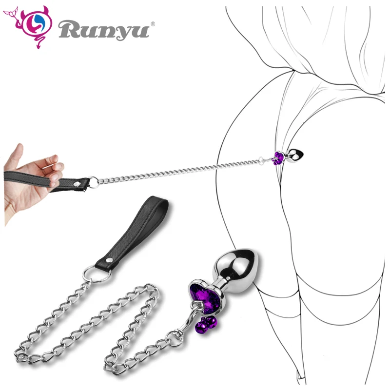 Металлическая Анальная пробка анальная унисекс Ювелирное Украшение секс