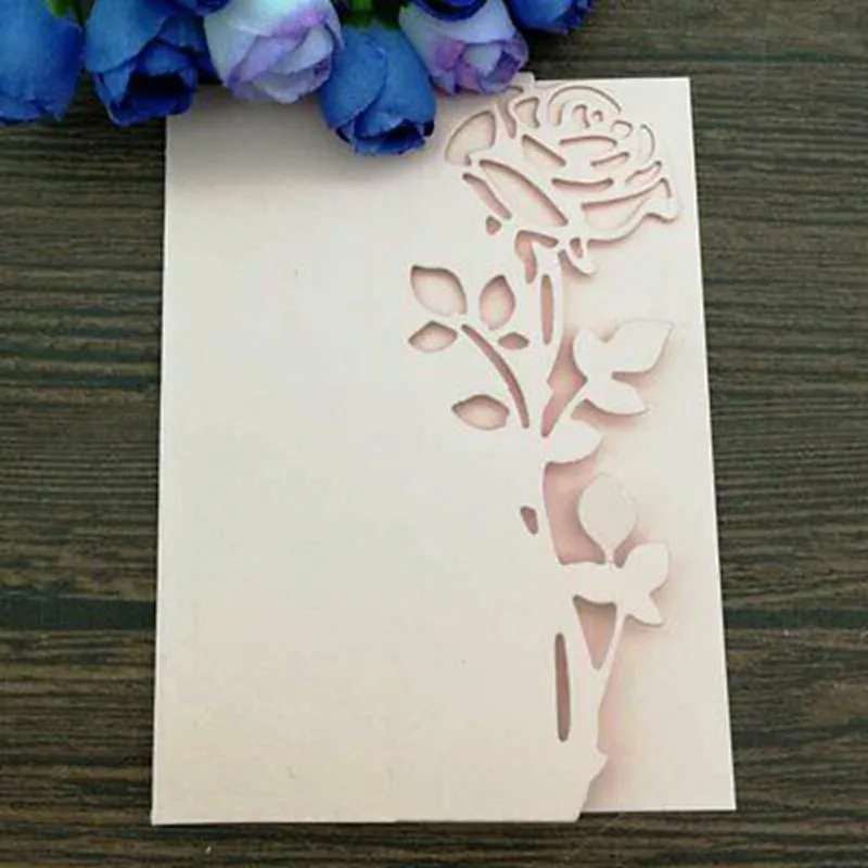 DIY Rose Die Metal Cutting Stencils Craft Scrapbook Dies Card Scrapbooking Decoration Paper Album Embossing | Дом и сад