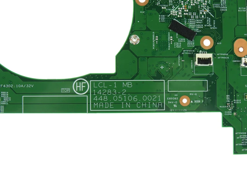 Восстановленная материнская плата SZWXZY для ноутбука Lenovo Yoga 460 с SR2EZ I7-6500U FRU 01HY665 00UP145