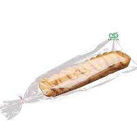 gruiter bread bags gift pouch packing bag biscuits bread baking supplies snack puff pouches baked food bag long cake bag 100pcs