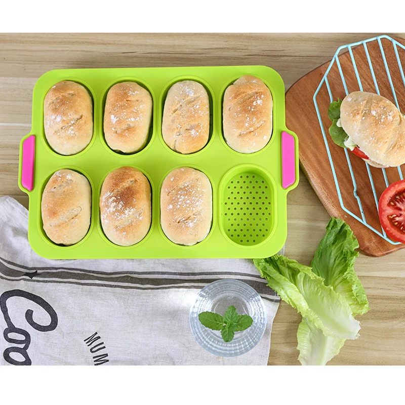 Бытовые формы для гамбургера лотка Булочки Силиконовые булочка хлеба выпечки с