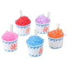 1 шт. миниатюрные чашки для напитков и мороженого, набор моделей, ролевые игры, мини-еда, подходят для игр, аксессуары для игрушечной куклы, милый кукольный домик