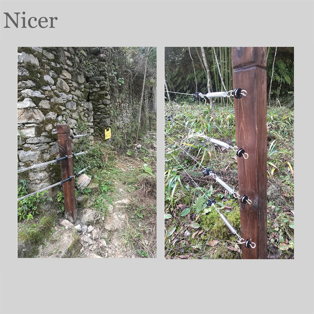 

Electric Fence Livestock 5/10/20/30KM Electric Fence Charger High Voltage Pulse Controller Sheep Horse Poultry Fence Energizer