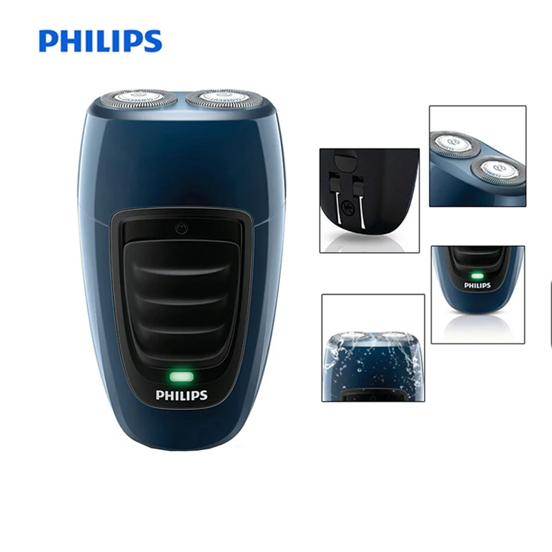 Philips PQ190 электробритва перезаряжаемая с Ni MH батареей синяя + черная независимая