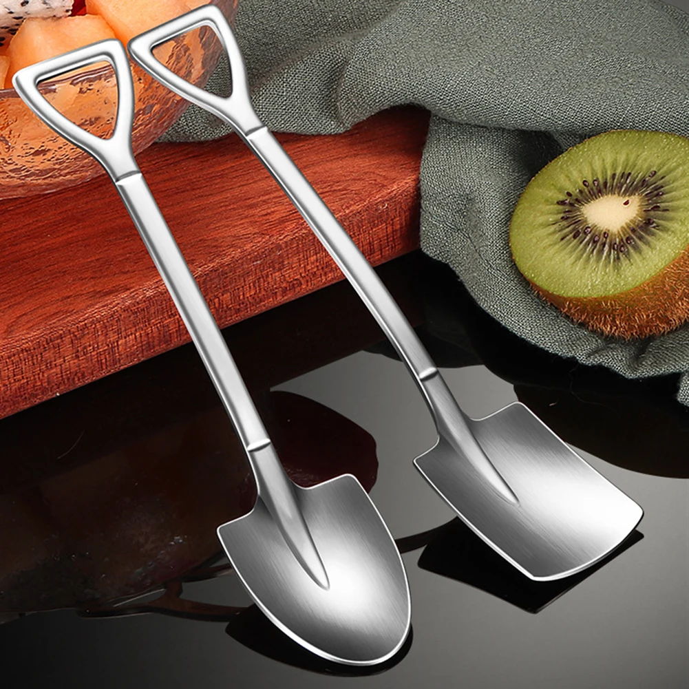 

Dough Disher Spoon Kitchen Supplies 304 Stainless Steel Coffee Dessert Ice Cream Shovel Spoon Retro Kitchen Gadget