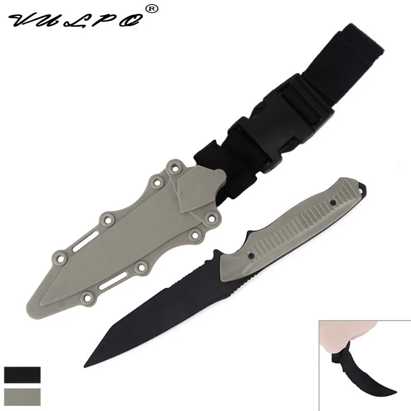 

VULPO Military Tactical Training Plastic Dagger Movie Prop Wargame Decoration Rubber Knife