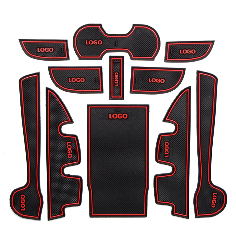 Anti-Dirty Pad For Toyota Camry 2012-2017 7 Gen XV50 Altis Aurion 50 MK7 Door Groove Gate Slot Coaster Anti-Slip Mat |