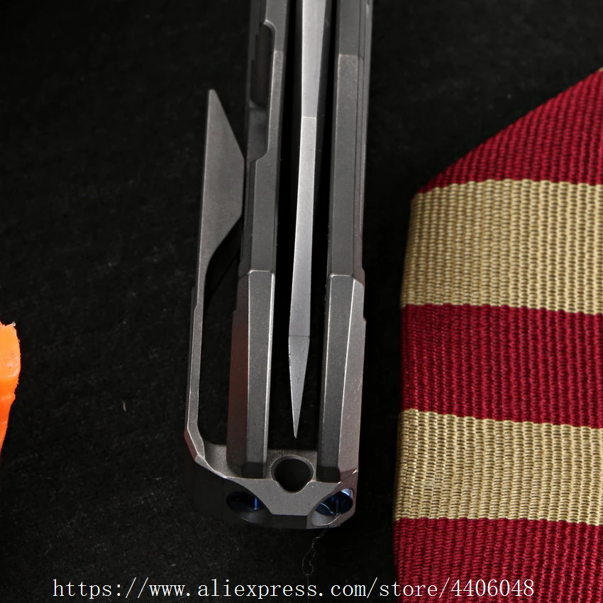 Складной нож Green Thorn Kami Flipper клинок K110 с титановой ручкой для ежедневного