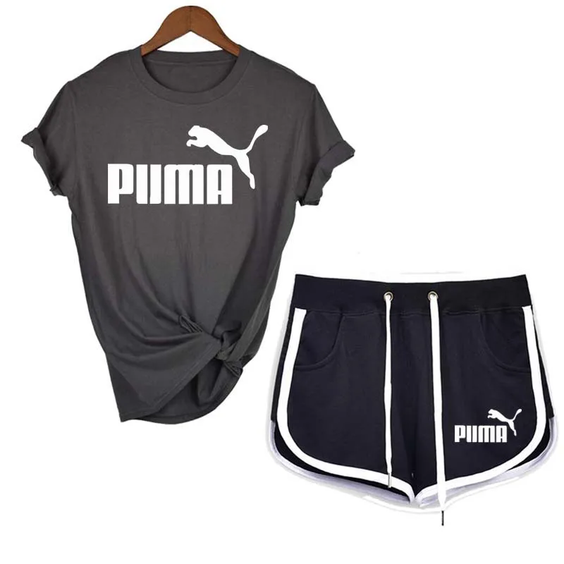 

Summer Loose Basic Tee Shirt Women Knitted Cotton Solid T-Shirt Women O-Neck Casual Korean Tops Female Harajuku 2020 New PUMA