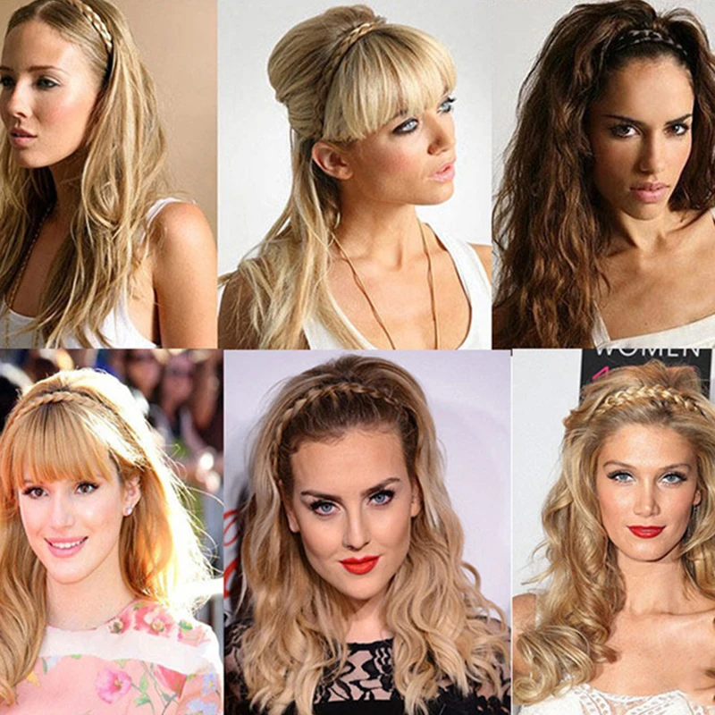 

Toothed Non-slip Headbands Fashion Women Twist Hairbands Adjustable Head Band Bezel Headwear Girls Braid Hair Accessories