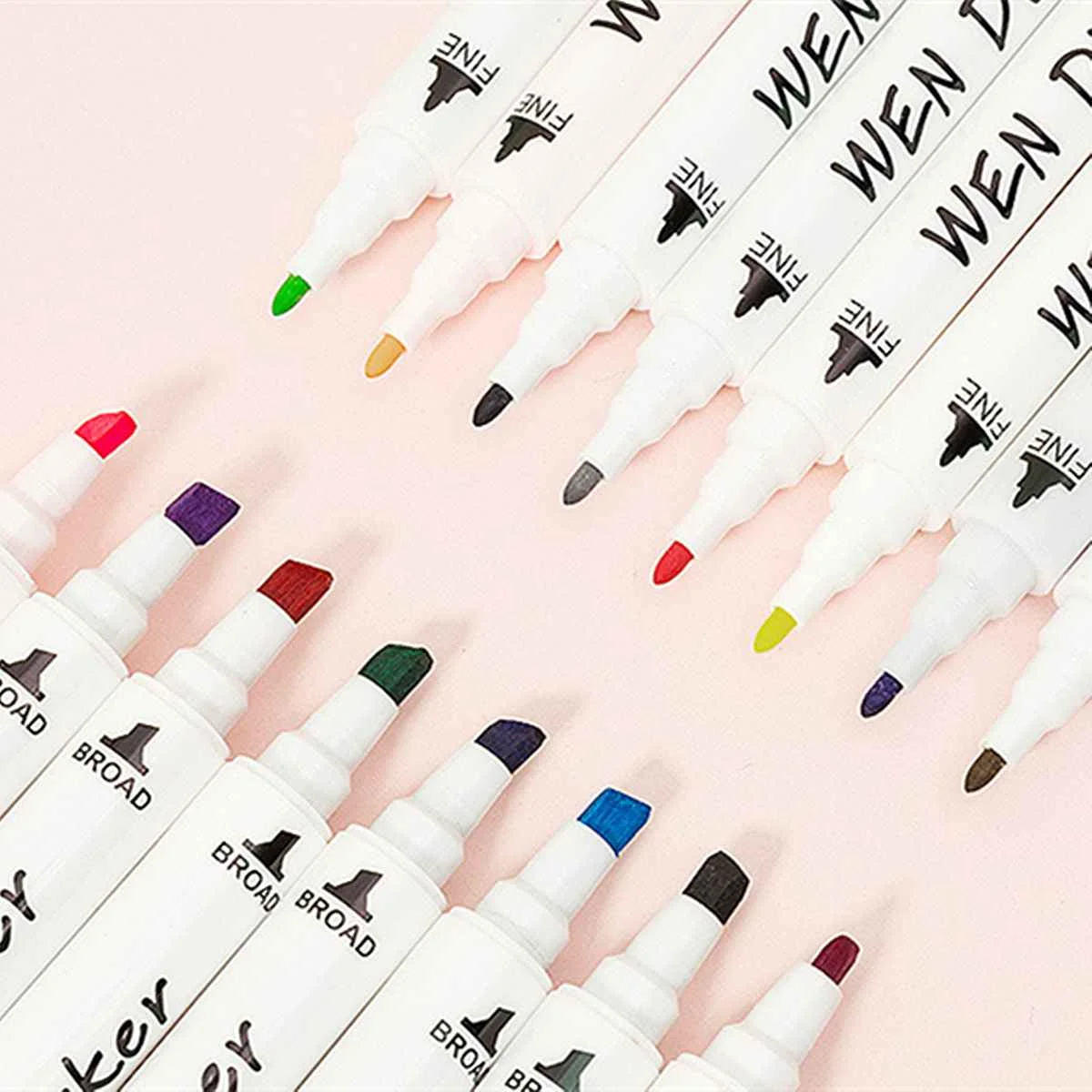 

12/24/36/48/60/80 Colors Markers Manga Drawing Markers Pen Based Sketch Felt-Tip Oily Twin Brush Pen Art Supplies Dual Headed