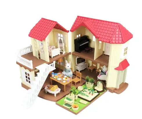 Игрушечный дом детский игровой домик набор для имитации виллы сборный замок