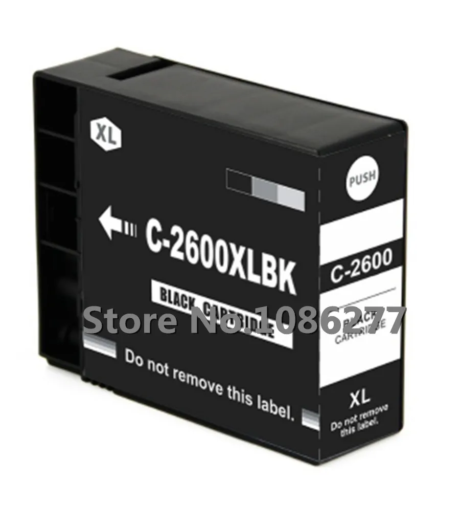 Пигментные чернила Совместимый картридж для Canon PGI2600 PGI 2600 PGI-2600 костюм MAXIFY IB4060 MB5060