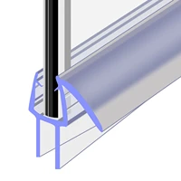 4 to 12mm transparent seal strip bath shower screen door seal gap window door weatherstrip sealing strips household accessories