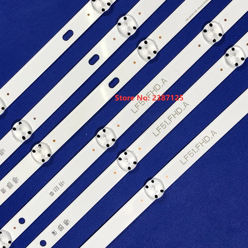 Светодиодный полосы для 6916L-0962A 6916L-0962B LG 43LH5100 43LH5700 43LF510V LF51_FHD_A LF51_FHD_B LGE_WICOP_FHD 43INCH_REV00_A/B_150511