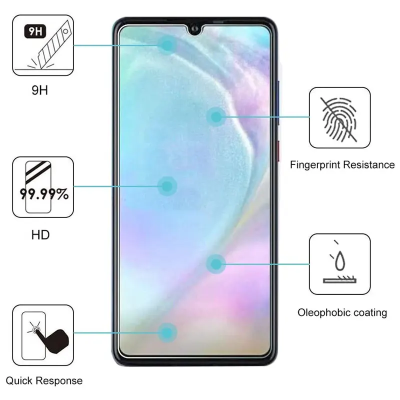 Закаленное защитное стекло для Huawei P20 Lite Pro P30 P40 P10 Plus Mate 10 20 lite 3 шт. | Мобильные
