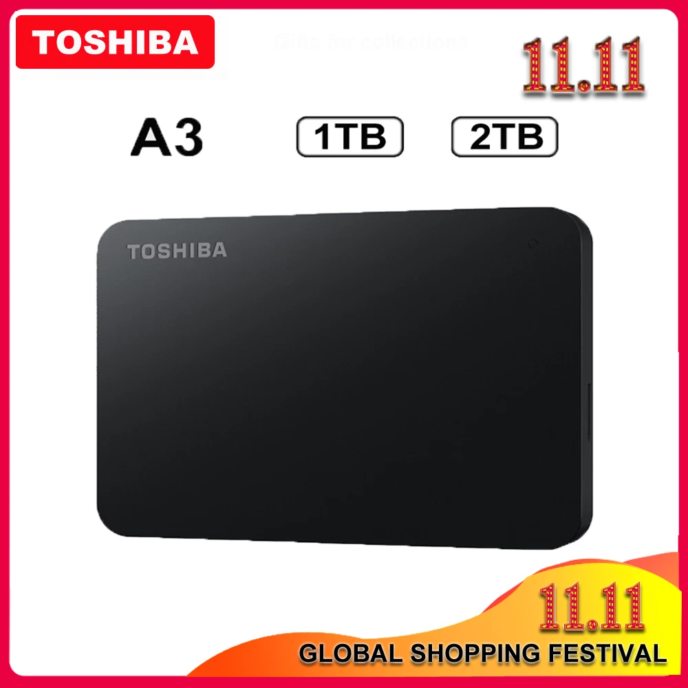 TOSHIBA Canvio Стандартный жёсткий диск 2 5 &quotA3 USB 3 0 внешний жесткий SATA ТБ 1 портативный