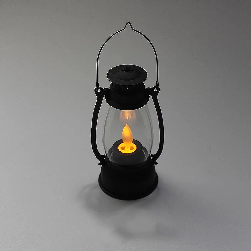 

Скучают, сопровождают вас зимой! Свечи могут дрожать! Ретро лампа