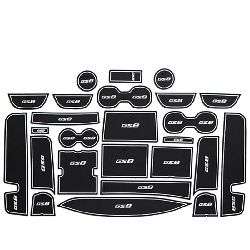 

Нескользящий автомобильный коврик для Trumpchi GS8 2017-2021 GAC 2021, резиновая прокладка для двери, прорези для ворот, декоративные аксессуары для LHD