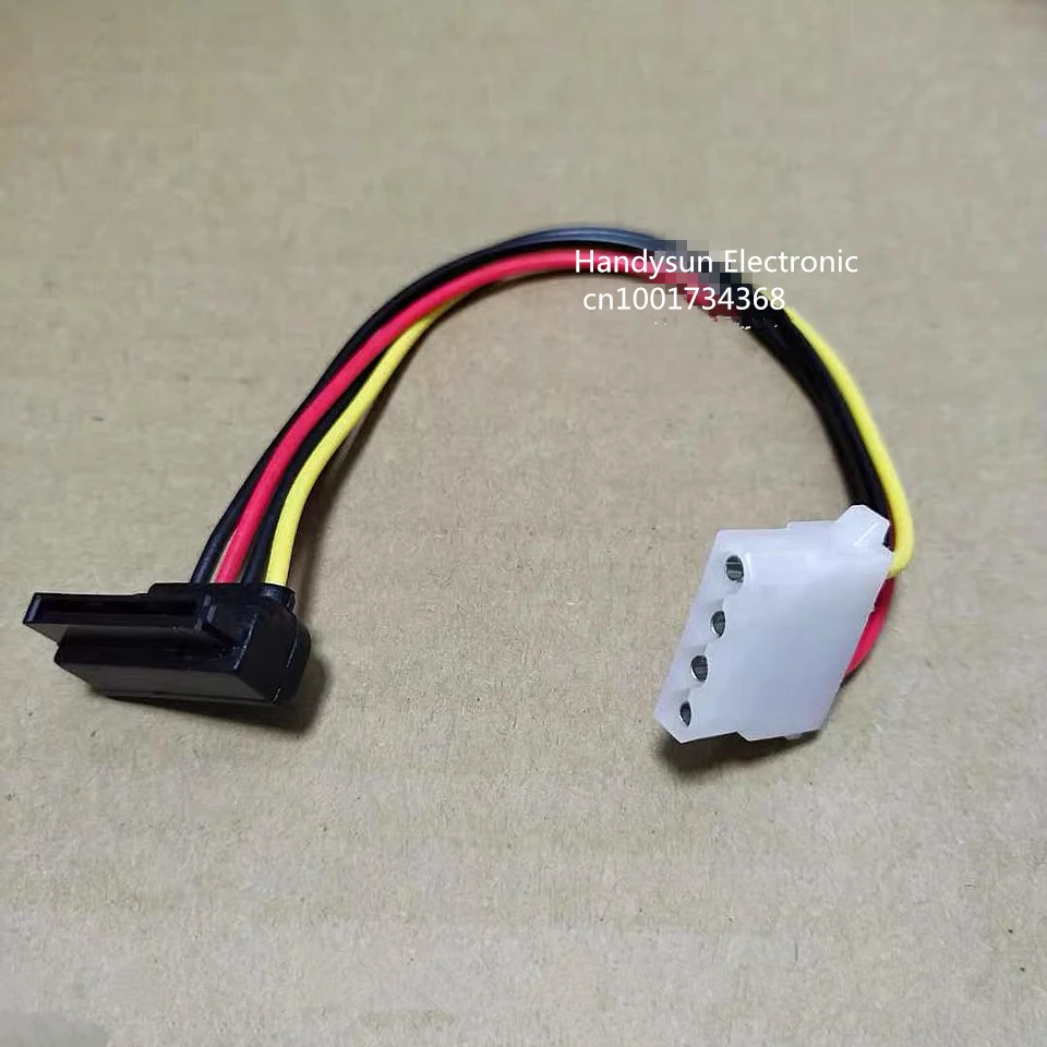 

SATA 90 Degree 15pin Female To IDE 4pin Female Interface 15 Pin to 4 pin Hard Disk Drive Power Cord Connector Power Supply Cable
