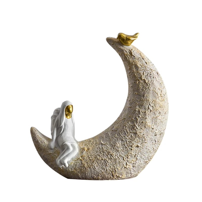 

Travel Statue Hand-Painted Sculpture Figurine Gifts for Home Wedding Decoration