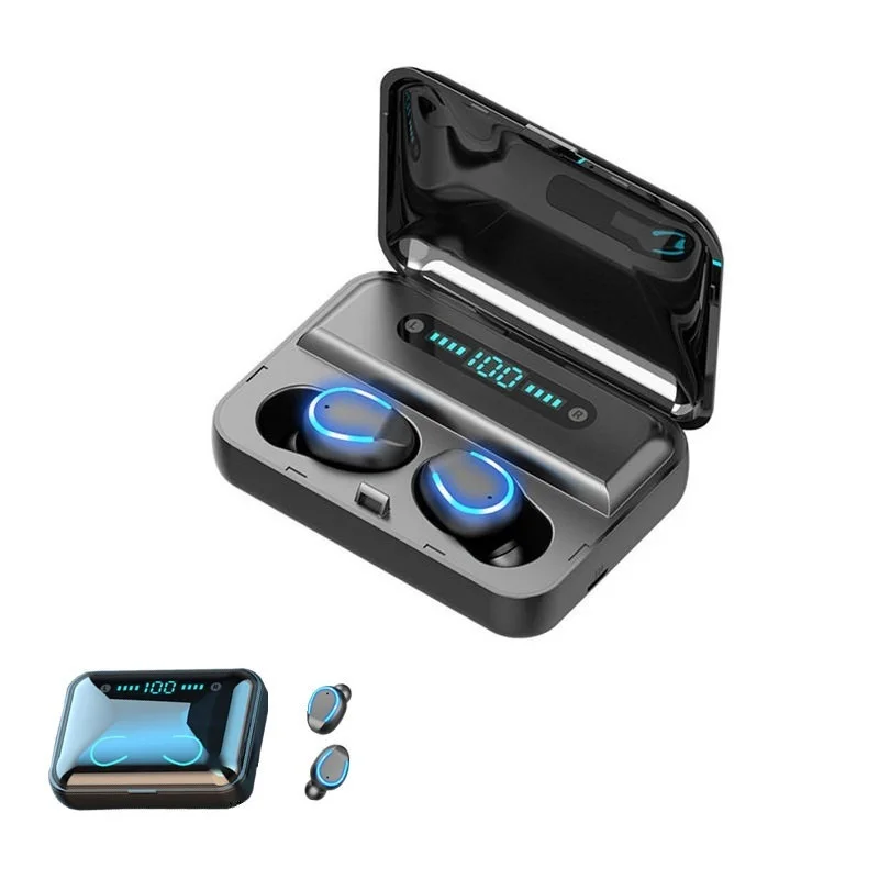 YPAY F9 5 наушники Bluetooth беспроводные спортивные TWS игровые шумы отмена истинные