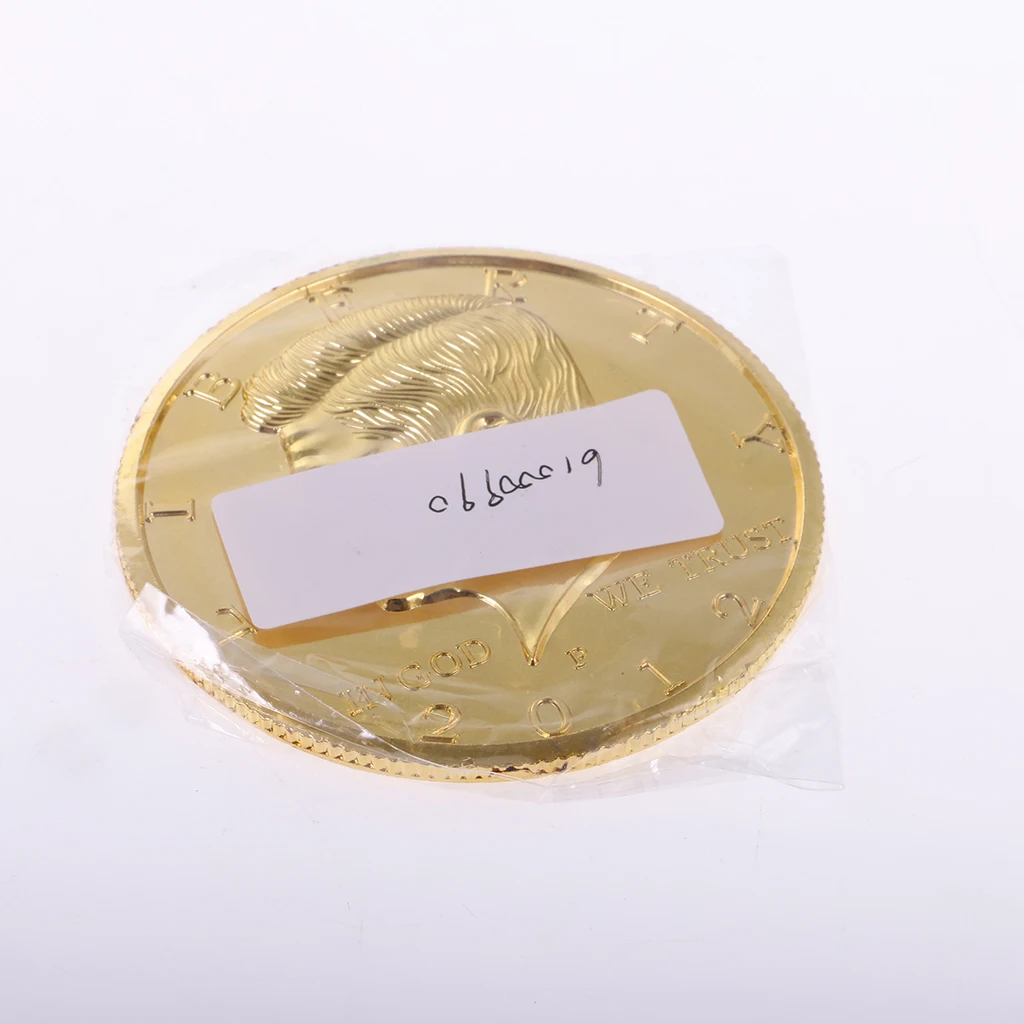 Двухстороннее Металлическое Производство Jumbo Magic Coin волшебный трюк Prop | Игрушки и