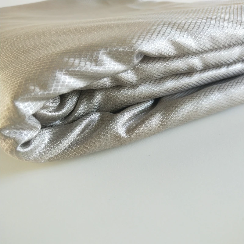 

electromagnetic wave shielding materials antibacterial silver fabric