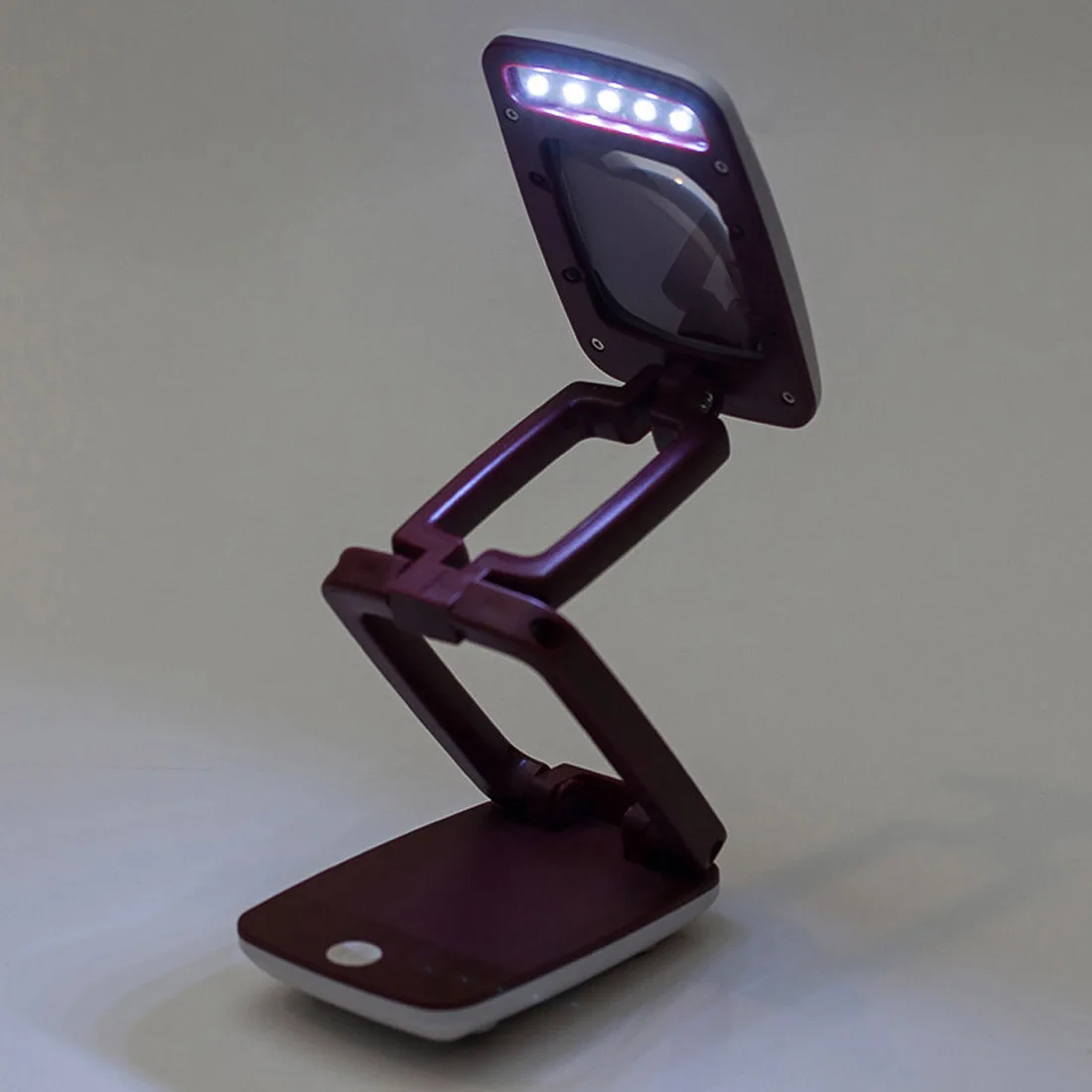 Складной 3X увеличитель HD объектив 9LED Компактная настольная лампа лупа многофункциональное увеличительное стекло для чтения и письма