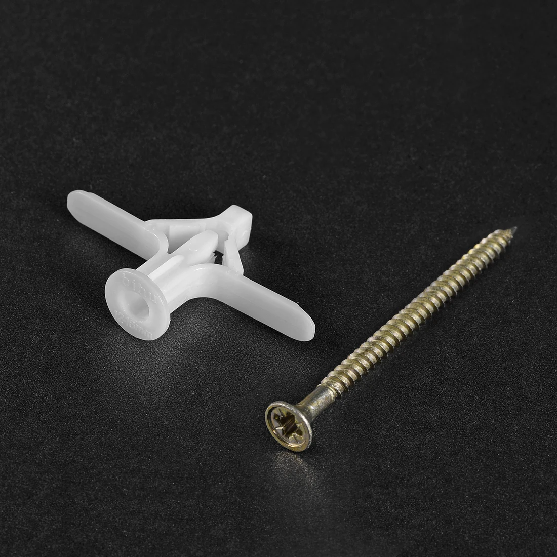 

uxcell 50pcs 10mm x 52mm Plastic Drywall Hollow Wall Anchors Expansion Pipe White High-strength for DIY House Making