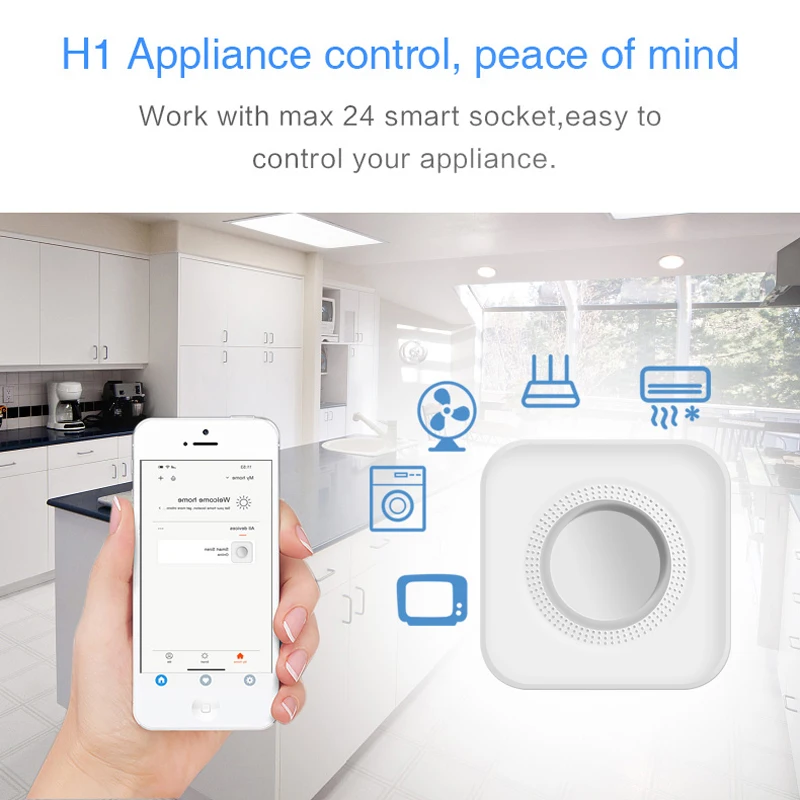 Система охранной сигнализации Tuya Wi-Fi совместима с Alexa Google Tuyasmart Smart Life APP IOS Android 2021 |